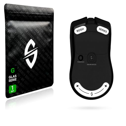 SensoryBoost Rush Glas Glides Set für Razer Viper V2 PRO - Ultra Schnell & Sanft, Poliert, Abgerundete Kanten, Enorme Haltbarkeit - Ersatz-Mausfüße, Skates - Gaming Maus Zubehör SensoryBoost Rush Glas Glides Set für Razer Viper V2 PRO - Ultra Schnell & Sanft, Poliert, Abgerundete Kanten, Enorme Haltbarkeit - Ersatz-Mausfüße, Skates - Gaming Maus Zubehör von SensoryBoost