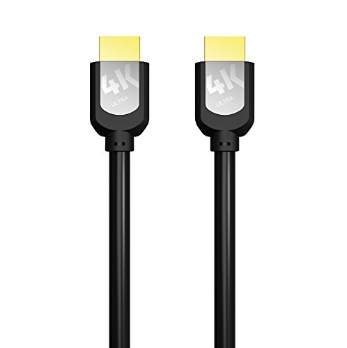 Sentivus HD100-20 4K HDMI Kabel (Ultra HD, 3D und ARC) auf HDMI 1.3, 1.4 und 2.0 kompatibel mit High Speed Ethernet und 3-fach Schirmung, 1x 2,00m, schwarz von Sentivus