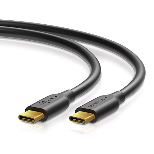 Sentivus USB 2.0 Kabel - 1.5A - C Stecker / C Stecker - 1,00m - schwarz von Sentivus