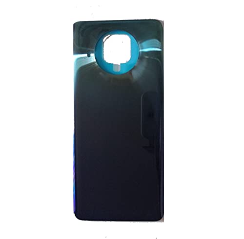 (KIT) Batterieabdeckung + doppelseitiges Klebeband kompatibel mit Xiaomi MI 10T Lite 5G / M2007J17G Glas hinten Back Cover Rückseite Schale + Aufkleber (Blau) von Senza Marchio