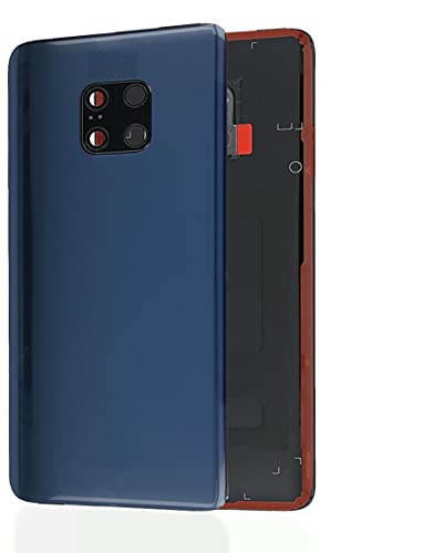 Akku-Abdeckungen + doppelseitigem Klebeband + Linse kompatibel für Huawei Mate 20 Pro LYA-L09 LYA-L0C LYA-L29 6.39 n.1 Glas Rückseite Cover + Kleber + Linse mit blauem Rahmen von Senza Marchio