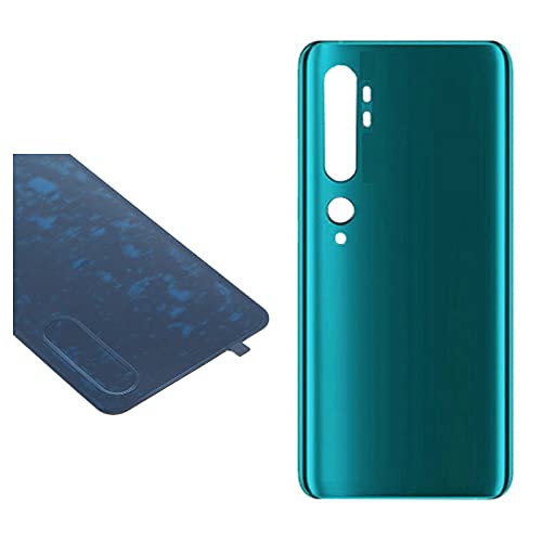 Akku-Abdeckungen + doppelseitigem Klebeband kompatibel für Xiaomi Mi CC9 Pro/Mi Note 10 / Mi Note 10 Pro Ersatzglas Rückseite Cover Rückseite + Aufkleber Grün von Senza Marchio