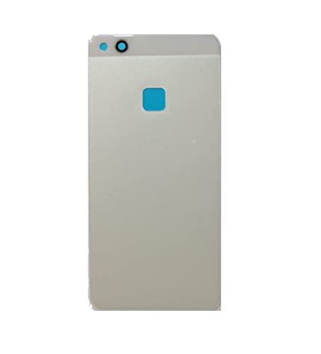 Kompatibel mit Huawei P10 LITE/WAS-LX1 WAS-LX1A Ersatz-Akku-Abdeckung, rückseitige Abdeckung, Rückseite, komplett doppelseitiges Klebeband + Kameralinse (weiß) von Senza Marchio