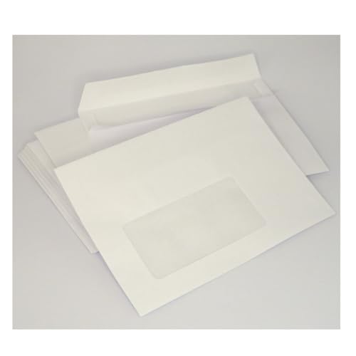Briefumschläge Briefe Brief groß oder klein mit Fenster oder ohne Fenster Weiss (1, Klein - mit Fenster) von Sepkina