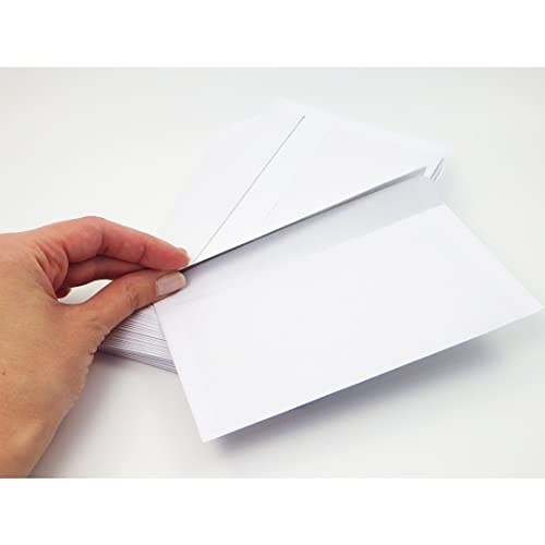 Briefumschläge klein Weiss Briefe 16x11,5cm ohne Fenster (200) von Sepkina