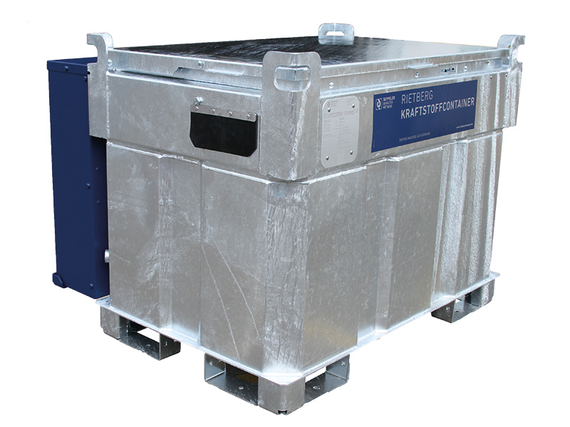 Seppeler Rietberg Mobiler Kombitank Quadro Blue für Diesel und AdBlue®, 770 Liter von Seppeler Rietberg