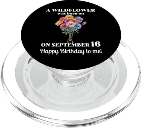 16. September Geburt Blume Aster 16 September Geburtstag PopSockets PopGrip für MagSafe 16. September Geburt Blume Aster 16 September Geburtstag PopSockets PopGrip für MagSafe von September Birthday Wildflower Designs