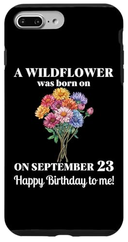 23. September Geburt Blume Aster 23 September Geburtstag Hülle für iPhone 7 Plus/8 Plus von September Birthday Wildflower Designs