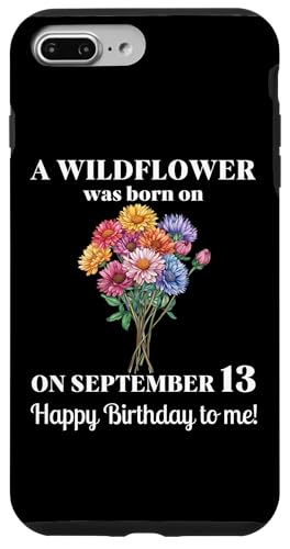 September 13. Geburt Blume Aster 13 September Geburtstag Hülle für iPhone 7 Plus/8 Plus von September Birthday Wildflower Designs