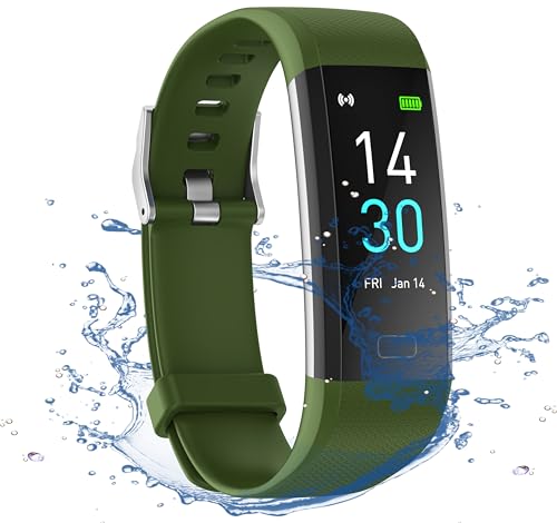 Septoui Fitness Tracker mit Pulsmesser Blutdruck SpO2 Fitnessuhr Wasserdicht IP68, 16 Sportmodi Schrittzähler Kalorienzähler Pulsuhr Aktivitätstracker Damen Herren Kinder Smartwatch iOS Android von Septoui