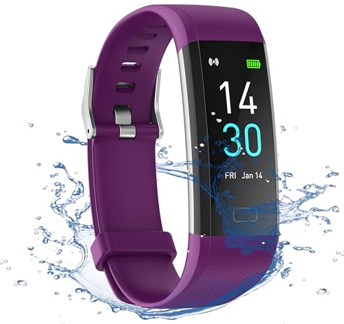 Septoui Fitness Tracker mit Pulsmesser Blutdruck SpO2 Fitnessuhr Wasserdicht IP68, 16 Sportmodi Schrittzähler Kalorienzähler Pulsuhr Aktivitätstracker Damen Herren Kinder Smartwatch iOS Android von Septoui