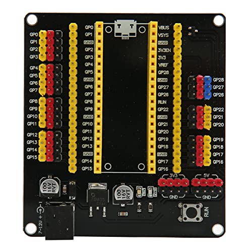 Breakout Board für Raspberry Pi für Pico, 40 Polige Unterstützung Mehrerer Datenprotokolle, Einfach zu Debuggen und zu Signieren, Stabile Leistung für SWD Debugging, Rapid Prototyping von Septpenta