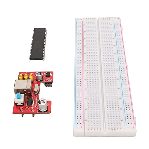 DC 5 3, 3 V USB an Serielle TTL Schnittstelle und STC Mikrocomputer Kit, USB B Schnittstelle, 30 Loch Breadboard und IAP15F2K61S2 DIP40 Mikrocontroller Kit für Computer von Septpenta