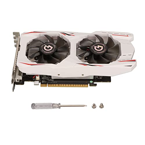 GTX1050TI 4 GB Grafikkarte, GDDR5 128 Bit 1291 MHz GPU Takt 7008 MHz Speichertakt Desktop Grafikkarte, DP HDMI DVI Schnittstelle Plug and Play Dual Lüfter für PC Desktop von Septpenta