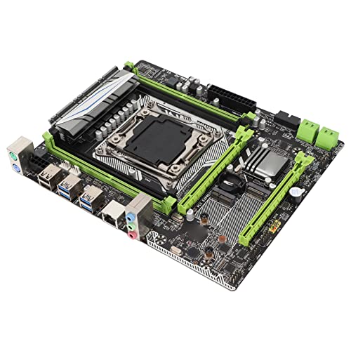 Mining Motherboard, DDR4 Zweikanalspeicher, Mehrere Schnittstellen, 5.1 Kanal, Lga20113 V3/V4 Unterstützung, PS/2 Maus und Tastaturschnittstelle, 128 GB RAM, Desktop Motherboard von Septpenta