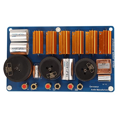 Septpenta 2 Wege Lautsprecher Frequenzweiche, 1500 W Hochton Bass Frequenzweiche, Eingebaute Sicherung Hi Fi Audio Filtermodulplatine für Bühnenkonferenzlautsprecher Septpenta 2 Wege Lautsprecher Frequenzweiche, 1500 W Hochton Bass Frequenzweiche, Eingebaute Sicherung Hi Fi Audio Filtermodulplatine für Bühnenkonferenzlautsprecher von Septpenta
