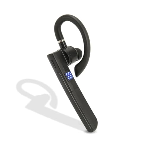 Septpenta 5.3 Bluetooth Headset, HiFi Klangqualität, Digitale Bildschirmanzeige, Wasserdichter Kabelloser Handapparat mit Sprachsteuerung, 5 Stunden Akkulaufzeit für Sport, Laufen, Radfahren von Septpenta