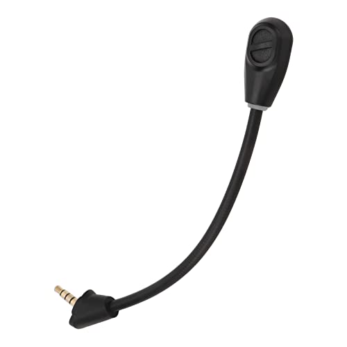 Septpenta Abnehmbares 3,5 mm Mikrofon für Hyperx Cloud Alpha Wireless Headset, mit Schwammabdeckung, Klarem Sound und Geräuschunterdrückung, Verlustarm, Ersatz Headset Mikrofon von Septpenta