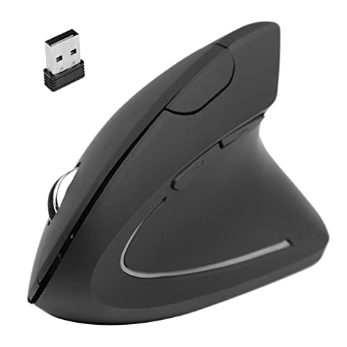 Ergonomische Maus, 2, 4 Ghz Optische Vertikale Mäuse, Einstellbare DPI, Mehrere Tasten, Reduziert Muskelzerrung und Schmerzen Im Handgelenk für Laptop, PC, Computer, Desktop, Notebook von Septpenta