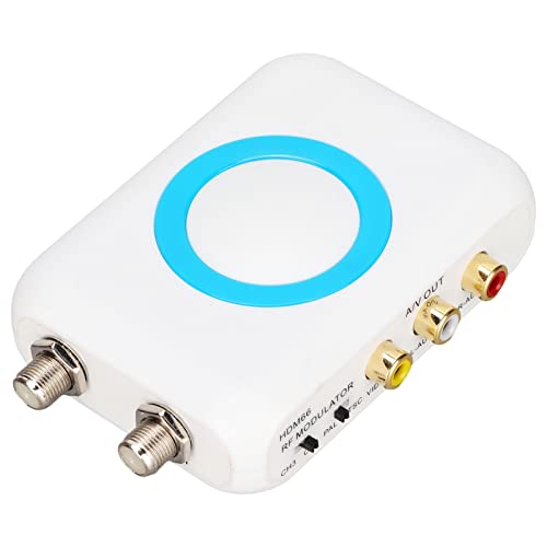 Septpenta HF Modulator, HD Multimedia Schnittstelleneingang, AV Ausgang, HF Ausgang, Unterstützt NTSC und PAL TV Formatausgang, Klares Bild Plug and Play, AV Demodulator für Fernsehgeräte, Computer Septpenta HF Modulator, HD Multimedia Schnittstelleneingang, AV Ausgang, HF Ausgang, Unterstützt NTSC und PAL TV Formatausgang, Klares Bild Plug and Play, AV Demodulator für Fernsehgeräte, Computer von Septpenta