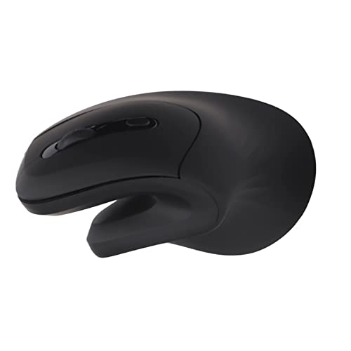 Septpenta Kabellose Vertikale Maus, Ergonomische Kabellose Maus, Wiederaufladbar, 6 Tasten, 2,4 G Optische Vertikale Maus, 800 1200 2400 3200 DPI, Reduziert Ermüdung des Handgelenks von Septpenta