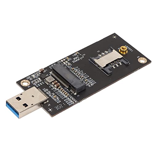 Septpenta NGFF Zu USB 3.0 Adapter, PCB Material mit SIM Kartensteckplatz, Unterstützt M.2 Karten, USB 3.0 Schnittstelle, Unterstützt 30 X 42 Typ NGFF, Geeignet für Windows von Septpenta