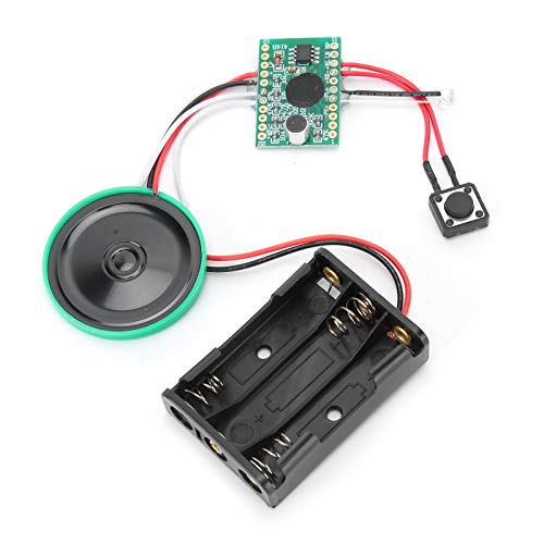Septpenta Sprachmodul, DIY Sprachchip, Unterstützung Der Musikaufnahme, mit Lichtsensorfunktion, 4 Min. Aufnahmezeit, Programmierbarer Gesprächschip für Weihnachtskarten, Kinderspielzeug von Septpenta