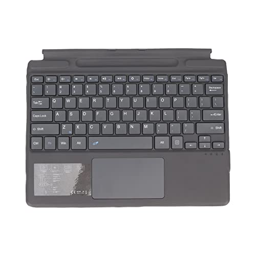 Septpenta Ultradünne Bluetooth Tastatur, Magnetische, Wiederaufladbare, Tragbare, Kabellose Tastatur mit Mechanischem Tasten Touchpad, Tablet Tastatur für Bis zu 32, 8 Fuß von Septpenta