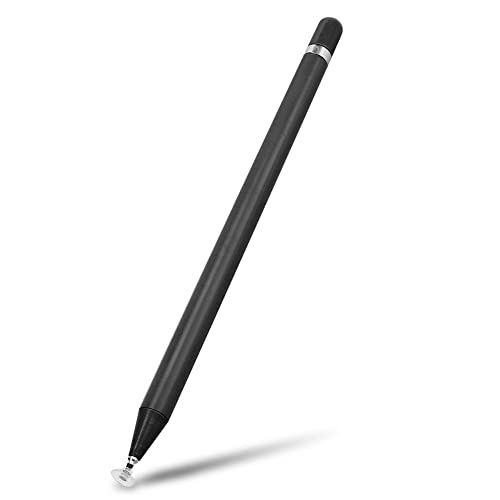 Stylus-Stift, Weiche Spitze, Kein Rauschen, Kleiner, Leichter, Tragbarer Bildschirm-Touch-Stift, Schönes Aussehen für Android/Os-Smartphone-Tablet Zum Zeichnen(Schwarz) von Septpenta