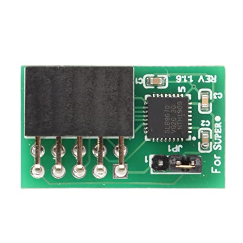 TPM 2.0 Chip, 10 Pin Modul, Eigenständiger Verschlüsselungsprozessor und TPM Speichert Sicher Verschlüsselungsschlüssel für Windows 8.1 für Windows 7 für Windows 10 von Septpenta