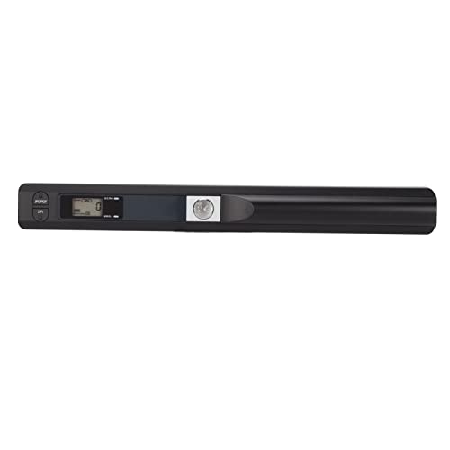 Tragbarer Scanner Handscanner, 300 DPI 600 DPI 900 DPI USB Scanner mit Hoher Scanauflösung mit Computeranschluss für Geschäftsfoto Bildbelege Ideal für Reisen und Scannen(Schwarz) von Septpenta