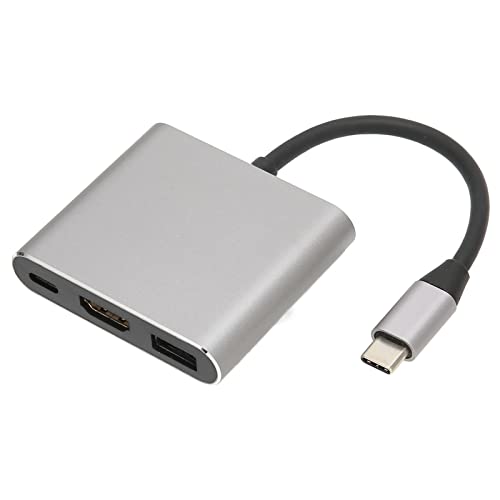 USB C Zu HD Multimedia Interface Hub,4K USB C 3 in 1 Multi Port,4K Uhd 30Hz 3840X2160,5 60W Ladungsübertragung 5Gbps,C Zu HD Multimedia Interface Support PC von Septpenta