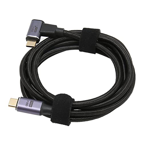 USB C zu USB C Kabel, 8K 60Hz Magnetisches Design Nylondraht Typ C Schnellladekabel USB 4.0 Datenkabel, Unterstützt PD100W 20Gbps Datenkabel 78, 7 Zoll für Mobiltelefone, Notebooks(Seitliche Biegung) USB C zu USB C Kabel, 8K 60Hz Magnetisches Design Nylondraht Typ C Schnellladekabel USB 4.0 Datenkabel, Unterstützt PD100W 20Gbps Datenkabel 78, 7 Zoll für Mobiltelefone, Notebooks(Seitliche Biegung) von Septpenta