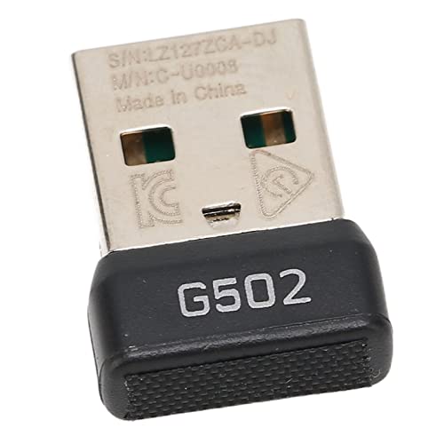 USB-Empfänger, 2,4-GHz-Wireless-Verbindungstechnologie, Stabiles Signal, Tragbarer, Kleiner, Langlebiger Mausadapter, Kompatibel Mit Der G502 Lightspeed-Maus von Septpenta