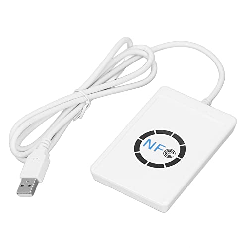 USB NFC Smart Ic Kartenleser, USB2.0 Schnittstelle mit Voller Geschwindigkeit, Lese/Schreibgeschwindigkeit 424 Kbps, Eingebaute Antenne, 13,56 Mhz Betriebsfrequenz, Geeignet für Typ Iso 14443 a und B von Septpenta