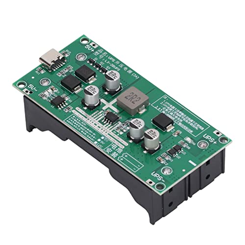 Ups Batterie Booster Modul, Zwei 18650 Batterie Steckdosen, LED Anzeige, Mehrfach Schutz Auto Start, Keine Verzögerung Dual Power Switching, 15W 3A(5V) von Septpenta