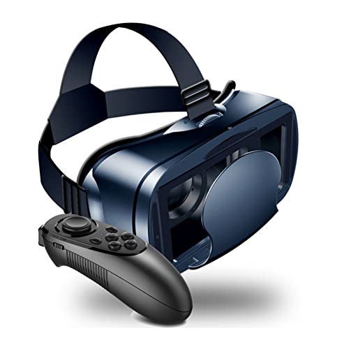 VRG Pro 3D VR Brille, Virtual Reality Vollbild Visual Weitwinkel VR Brillenbox, Version Virtual Reality Brille, Stereo Kopfhörer 3D, Brillen Headset Helme von Septpenta