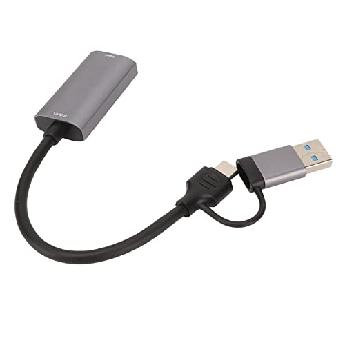 Septpenta Video Capture Karte, Plug Play HD Multimedia Schnittstelle zu USB Typ C Capture Karte, 1080P Bei 30 Hz Videorecorder Karte mit Dual Schnittstelle für DVD Camcorder Septpenta Video Capture Karte, Plug Play HD Multimedia Schnittstelle zu USB Typ C Capture Karte, 1080P Bei 30 Hz Videorecorder Karte mit Dual Schnittstelle für DVD Camcorder von Septpenta