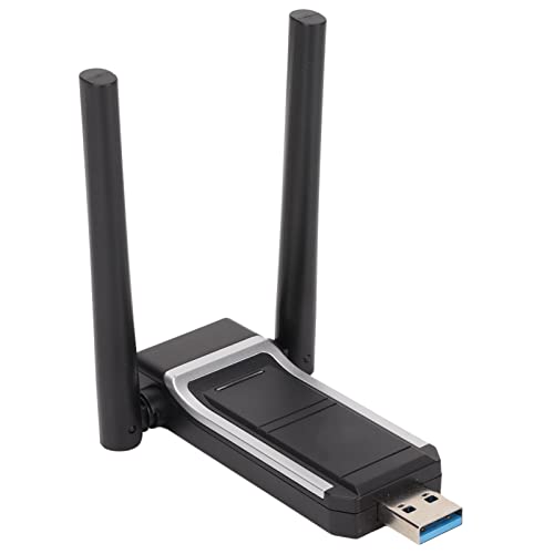 WiFi6 Drahtlose Adapter, mit MU MMO Technologie, Analog AP Funktion Um WiFi Zu Teilen, Dual Band Signal, 5G 2.4G Signal, Plug and Play, USB 3.0 Drahtlose Netzwerkkarte für Windows 7 10 11 PCs von Septpenta