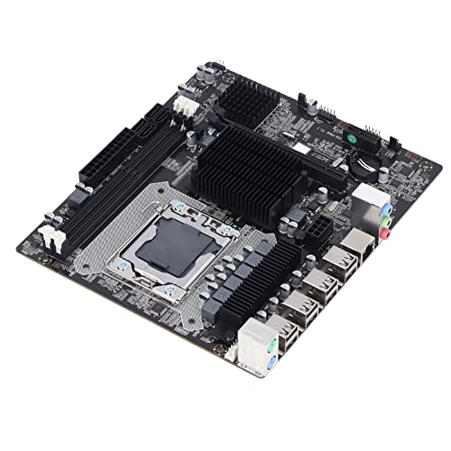 X58 Motherboard, CPU Buchse Lga 1366 Unterstützung 2 × DDR3 Dimm, PCB Material Robust und Langlebig, 8 Pin Socket Unterstützung SATA Port, USB 2.0 ECC Speicher von Septpenta