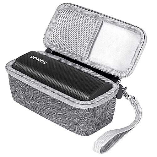 Seracle Eva Hart Fall Reise Schutz Tasche Case Etui Hülle für Sonos Roam WLAN & Bluetooth Speaker (Grau) von Seracle