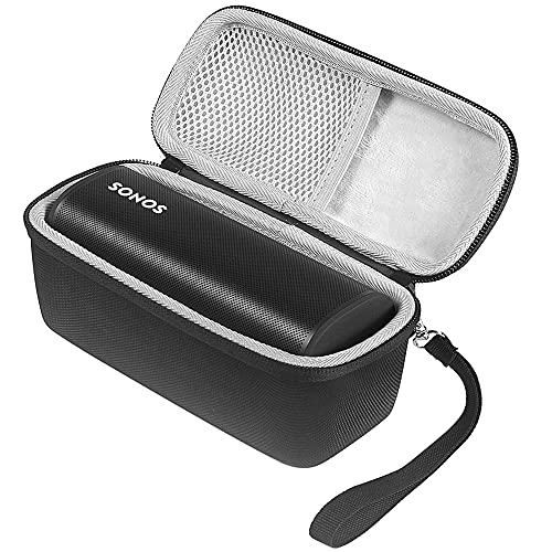 Seracle Eva Hart Fall Reise Schutz Tasche Case Etui Hülle für Sonos Roam WLAN & Bluetooth Speaker (Schwarz) von Seracle