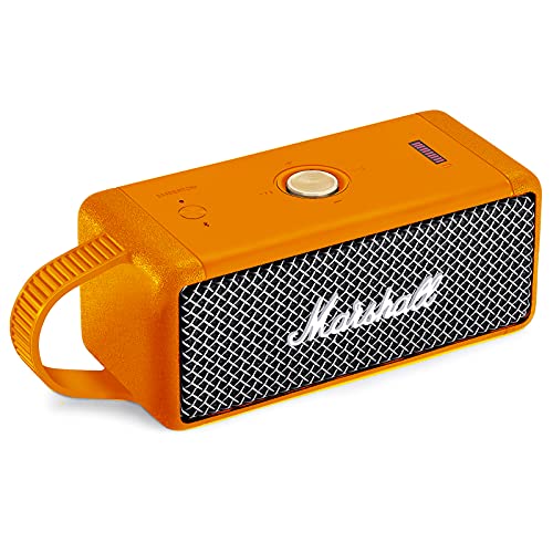 Seracle Silikon hülle Tragetasche Case Schlinge Tasche für Marshall Emberton Tragbarer Lautsprecher (Orange) von Seracle