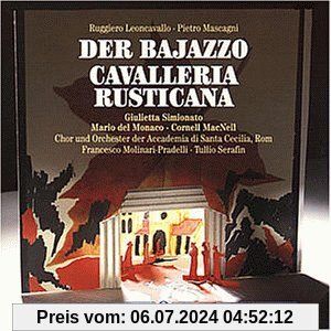 Leoncavallo: Der Bajazzo : Cavalleria Rusticana (Großer Querschnitt) [italienisch ] von Serafin