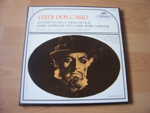 IC 6004 Verdi Don Carlo ROO Gabriele Santini 3 LP box [Vinyl] Gabriele Santini / Rome Opera Orchestra von Seraphim