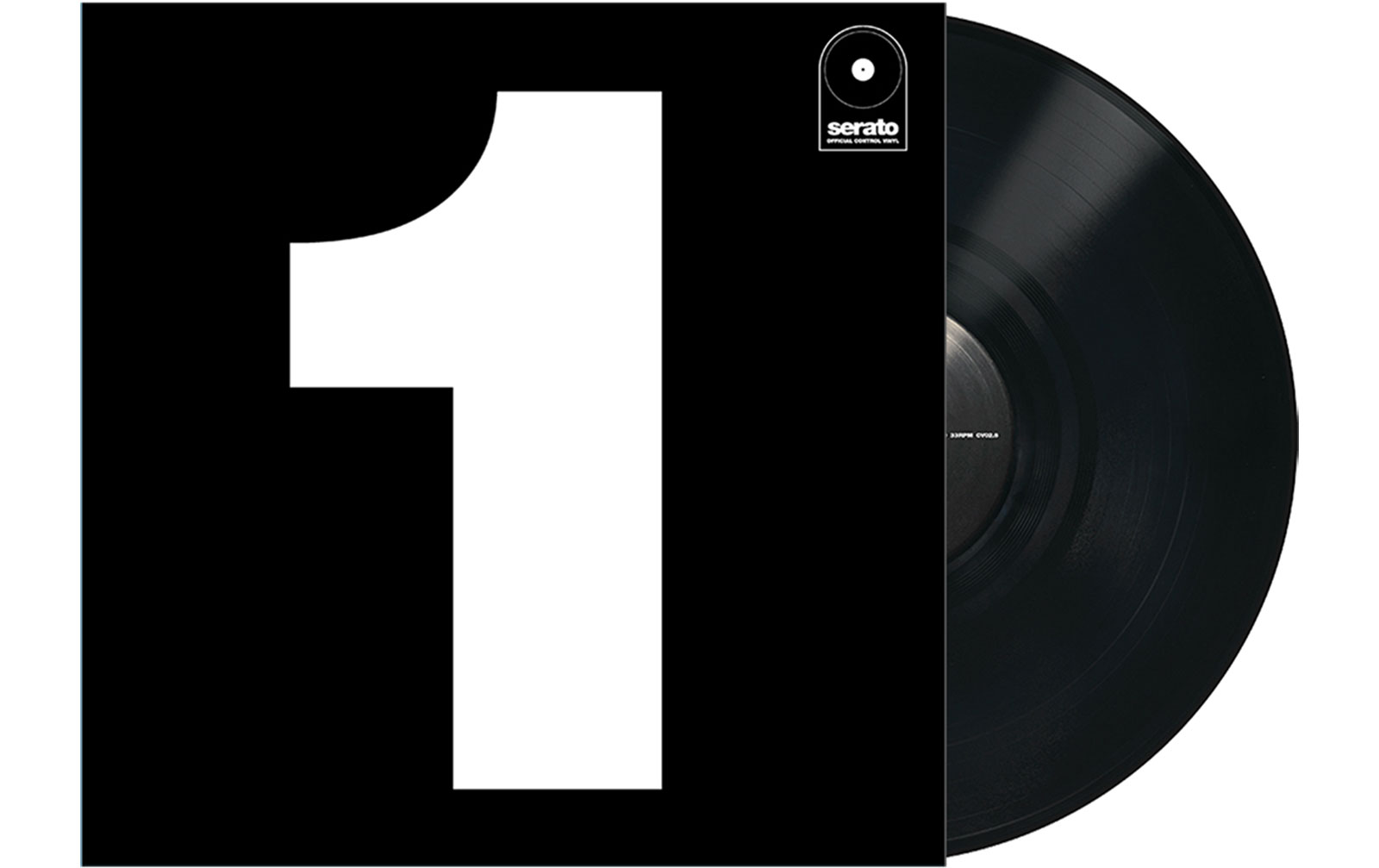 Serato 12" Single Control Vinyl schwarz Performance-Serie CV2.5 Serato 12" Single Control Vinyl schwarz Performance-Serie CV2.5 von Serato