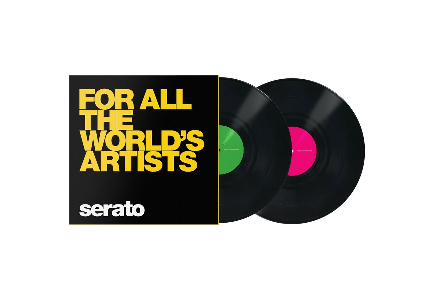 Serato DJ Controller, (Manifesto Control Vinyls schwarz, For All The Worlds), Manifesto Control Vinyls schwarz, For All The Worlds - DJ Control von Serato