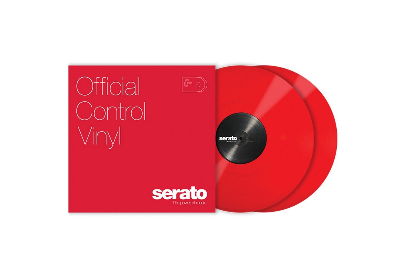 Serato DJ Controller, (Performance Control Vinyl Rot (paar), Performance Control Vinyl Rot (paar) - DJ Control von Serato