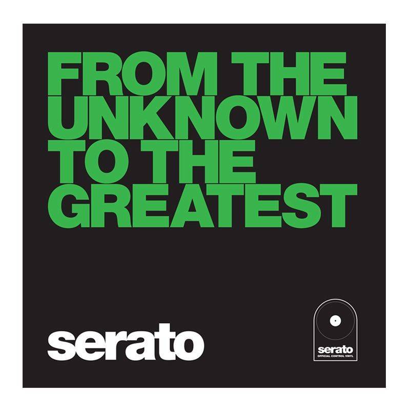 Serato Manifesto, 10" Control Vinyls schwarz, From the Unknown von Serato