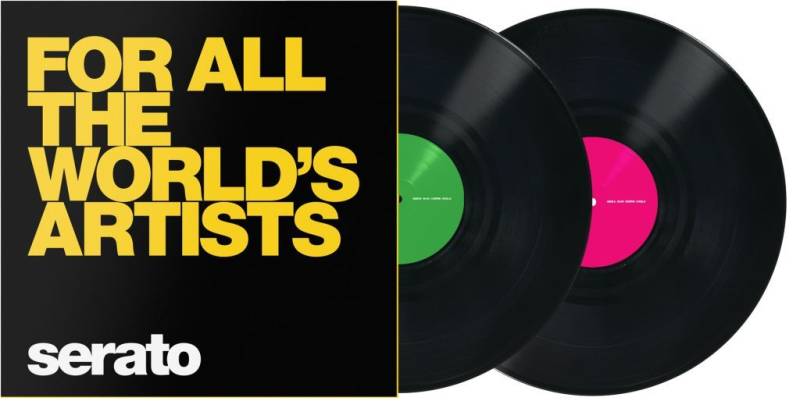 Serato Manifesto, 12" Control Vinyls schwarz, For All The Worlds von Serato